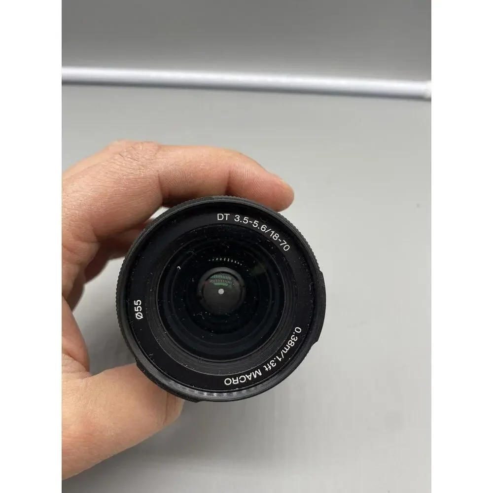 Sony Lens 55 F3.5-5.6/18-70 DT 3.5-5.6 Macro 0.38m/1.3ft Tested 3170390 N50
